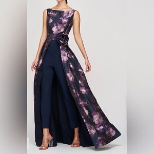 (NWOT) Kay Unger Walkthrough Enya Jumpsuit